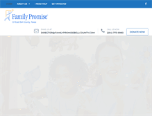 Tablet Screenshot of familypromisebellcounty.com